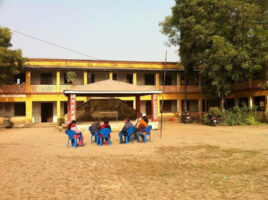 PM Dahal inaugurating diamond jubilee celebration of best community school