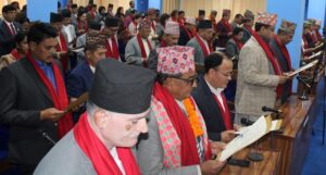 Newly elected Bagmati PA members take oath