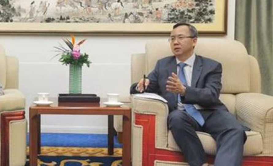 Chinese Ambassador Chen Song calls on PM Prachanda