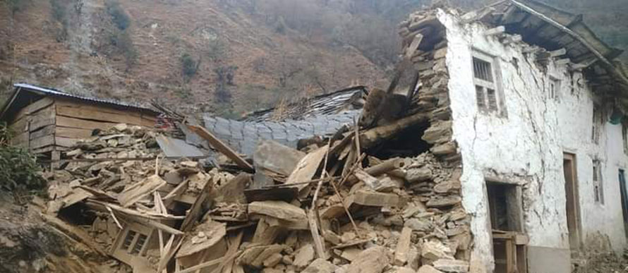 one person dead as 5.9 Magnitude earthquake jolts in  Bajura