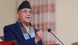 UML Chair Oli says : Incumbent government is expected to contribute for strengthening democracy
