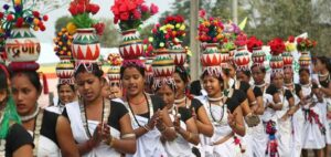 Tharu community of Western Terai celebrating Maghi festival