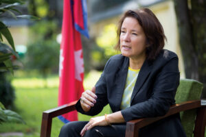 EU, Swiss ambassadors call on PM Dahal separately