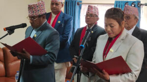 Lumbini Province Speaker, Deputy Speaker take oath