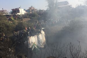 pokhara Plane crash : 32 bodies retrieved from Seti river gorge