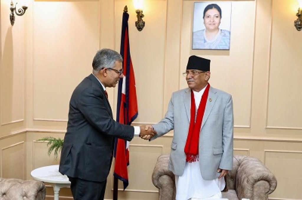 Bangladeshi Ambassador Chowdhury calls on PM Dahal