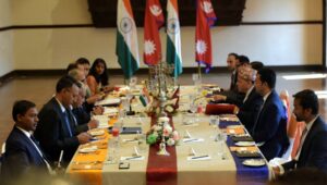 Indian Foreign Secretary arrives, participates in meeting