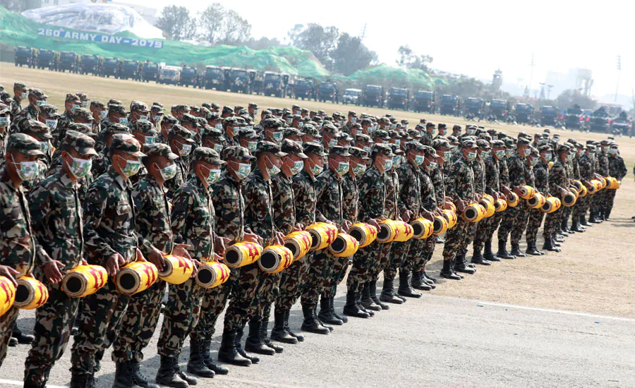 Army set a world record by playing highest number of Madals at one time