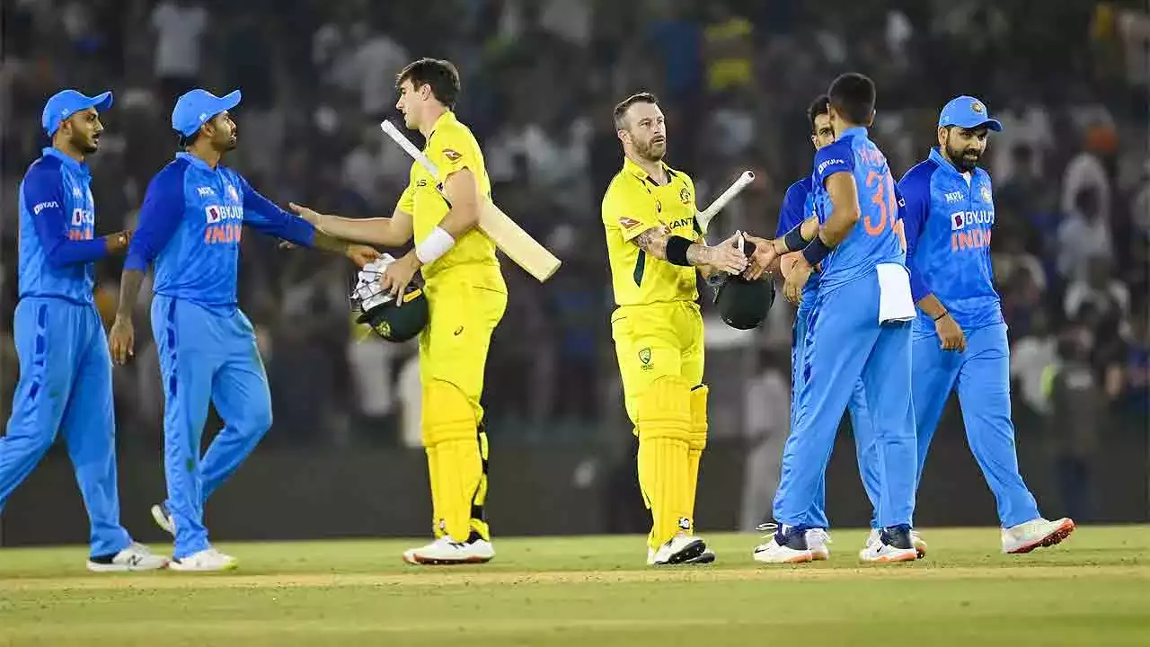 Australia won ODI series title against home team India