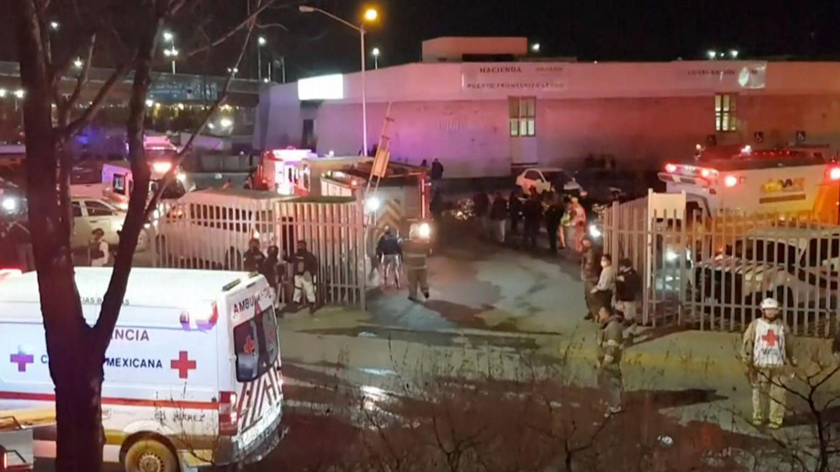 At least 40 dead in fire at Mexico migrant centre on US border