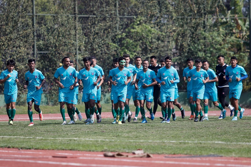 PM’s Cup football : Nepal and Bhutan compete to reach final today