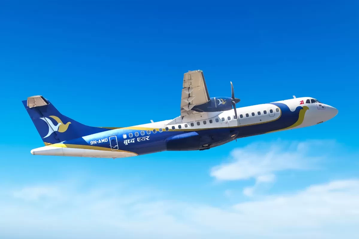 Buddha Air introduced a new ATR-72 aircraft