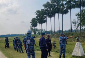 Illega cultivation, structures in No-man’s land being removed in Kanchanpur