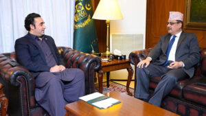 Ambassador Adhikari and Pakistan’s Foreign Minister hold meeting