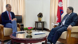 Millennium Challenge Corporation Deputy Vice- President meets Home Minister Shrestha