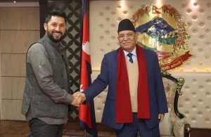 RSP president Lamichhane and PM Dahal held meeting