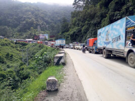 One-way traffic resumes along Prithvi Highway