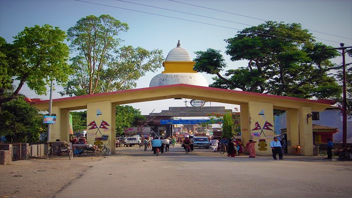 Nepal-India border in Rupandehi being sealed for local elections in India