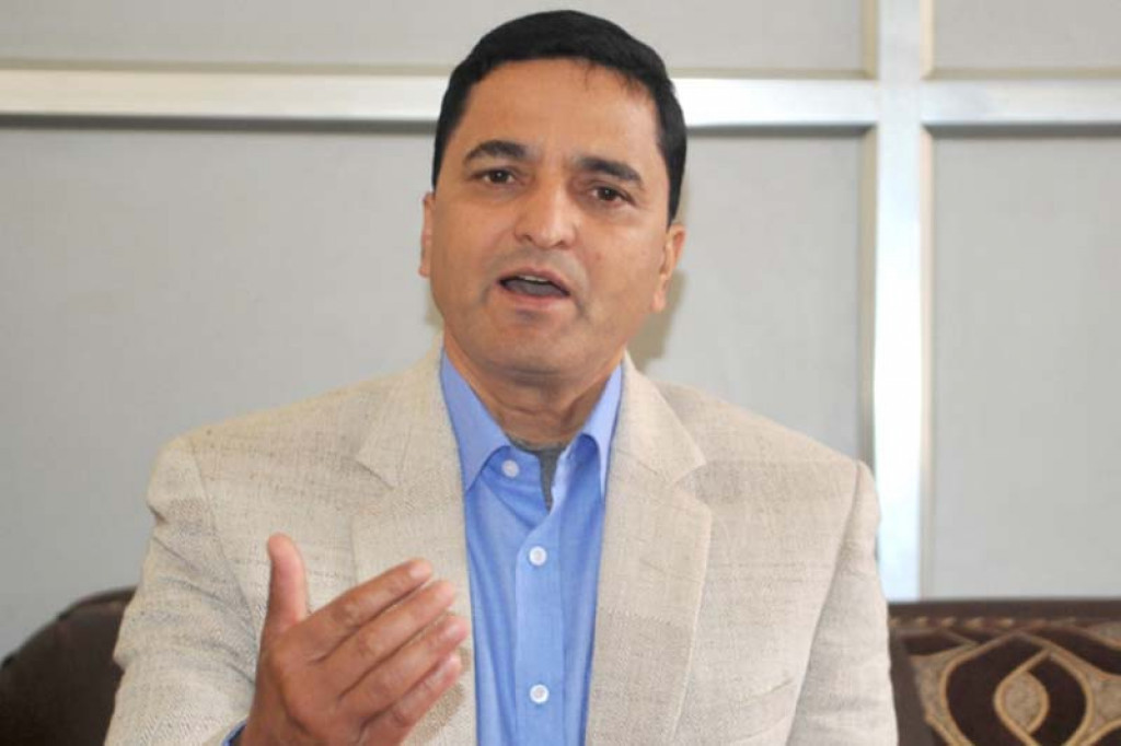 UML leader Yogesh Bhattarai’s vehicle vandalized