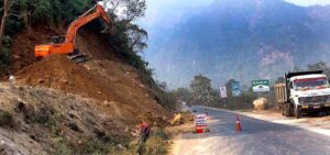 Muglin-Pokhara road expansion drive: Demolition of structures in Dumre begins