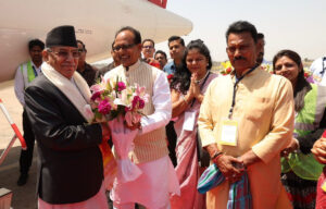 Prime Minister Dahal reaches Indore