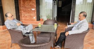 PM Dahal, Chand meet to discuss current political affairs