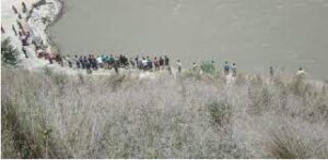 Three persons go missing as jeep plunges into Sunkoshi river
