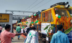 PM Dahal, his Indian counterpart Modi jointly inaugurate railway