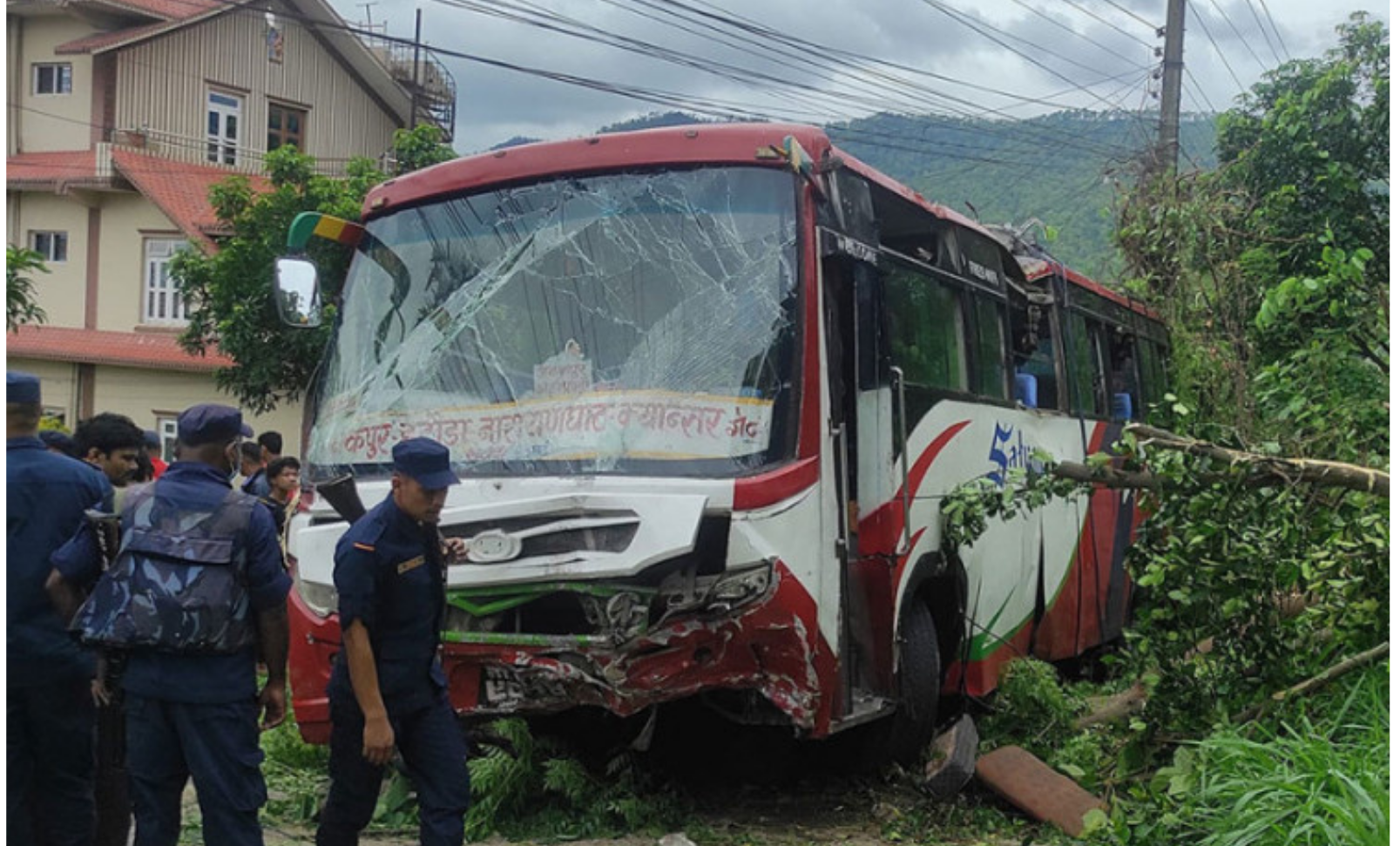 At least 49 injured in bus accident at Hetauda