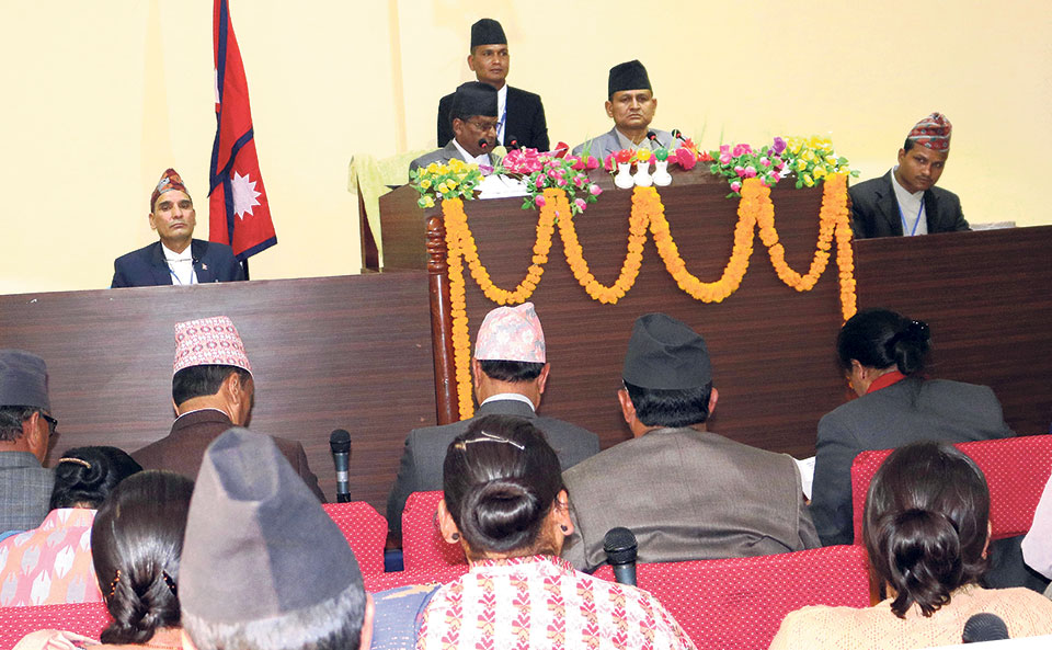 Karnali Province Govt. unveils its policies and programmes