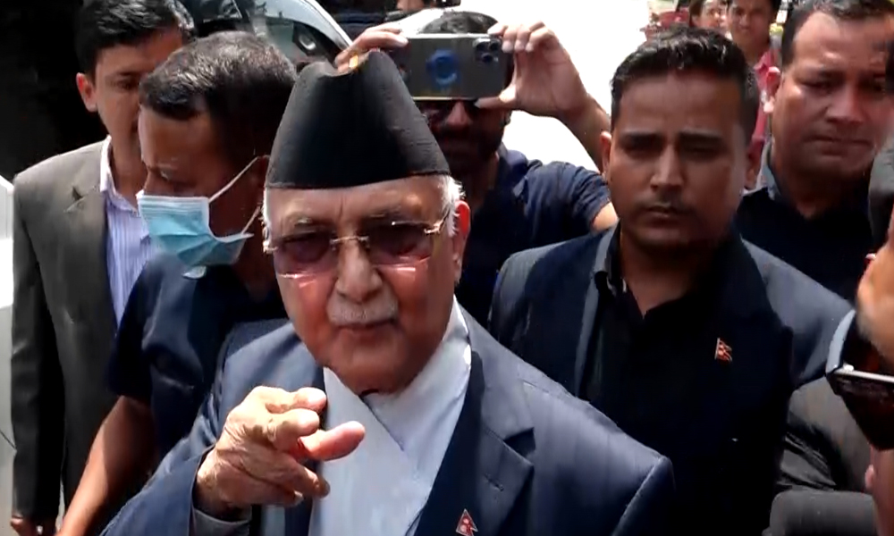 Economy continued to decline due to ruling coalition, says KP Oli