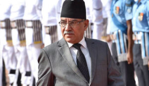 PM Dahal leaves Indore for New Delhi