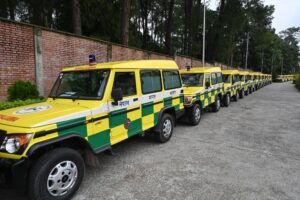 India gifts 34 Ambulances and 50 School Buses in various districts