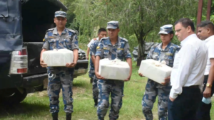 Consficated gold  kept in safe deposit box of Taksar Division