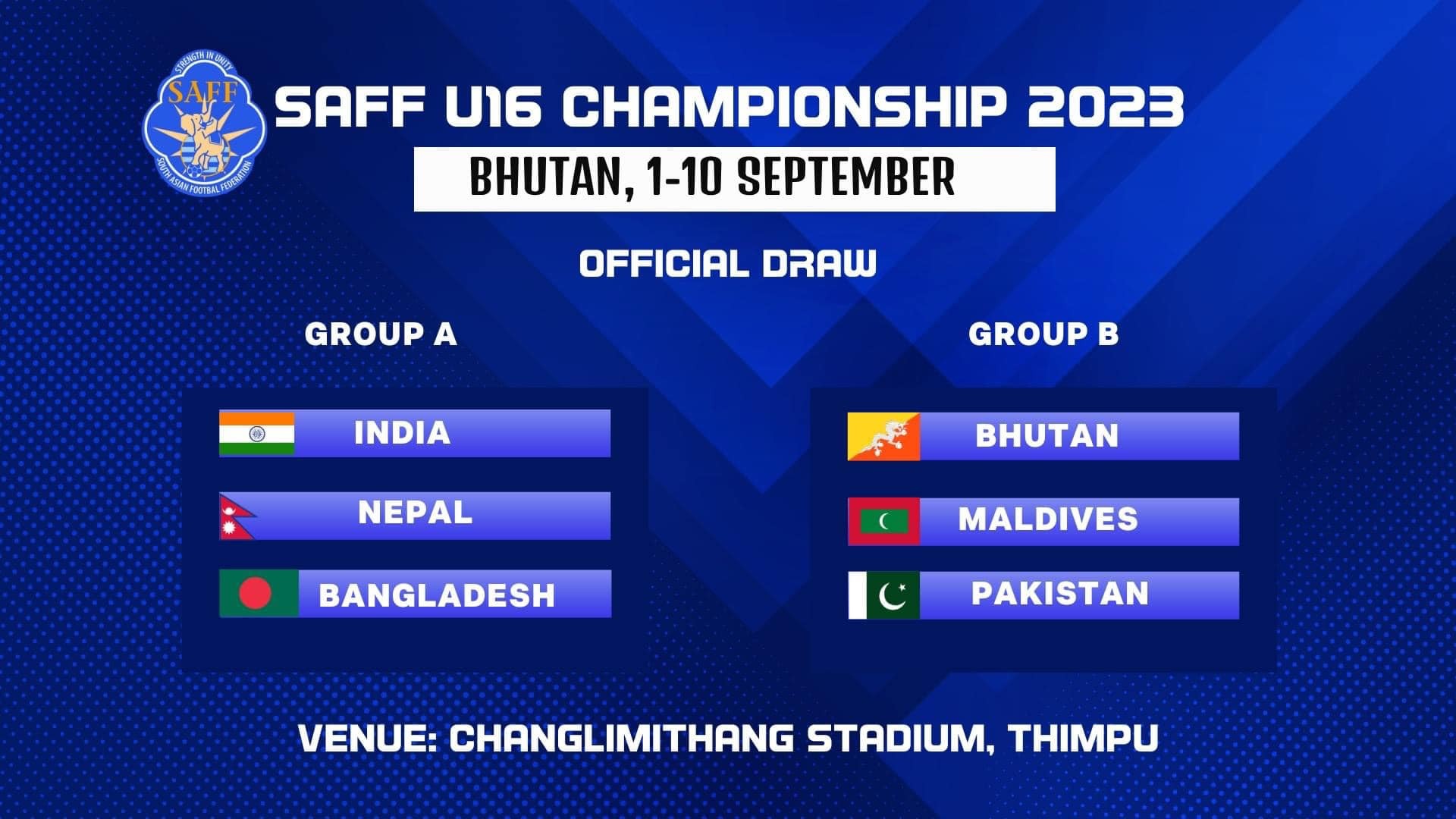 Nepal to play against B’desh in SAFF Championship on Sept 3