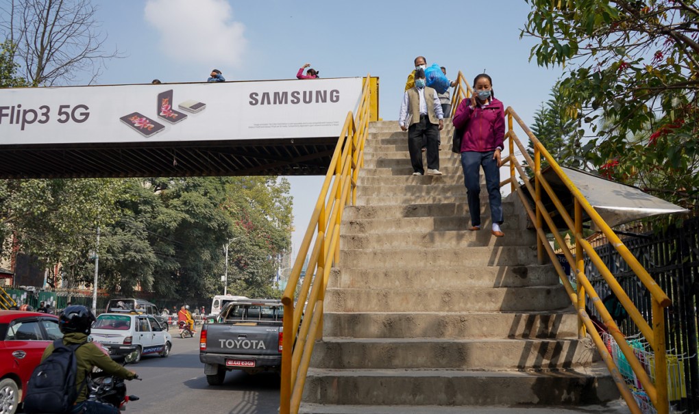 Pedestrian bridge awaits progress in Mitrapark area