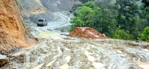 Landslide obstruct Mid-Hill highway, Kaligandaki corridor