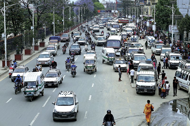 Vehicular movement prohibited in these places of Kathmandu for two days