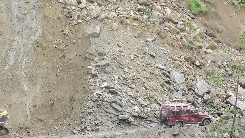 Mechi Highway disrupted