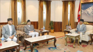 HoR Speaker and NA Chairman meet President Paudel