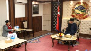 PM Dahal, Speaker Ghimire discuss ways to resume obstructed parliament