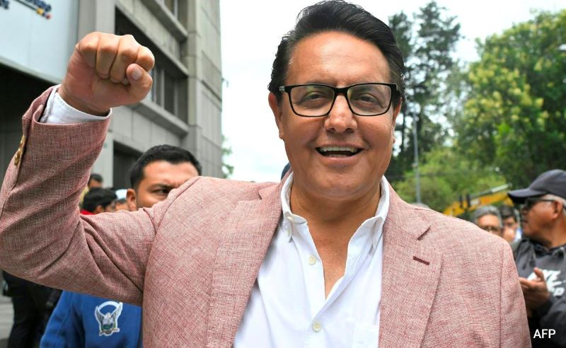 Ecuador presidential candidate shot dead at rally