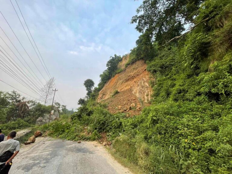 Landslide obstructs Karnali Highway