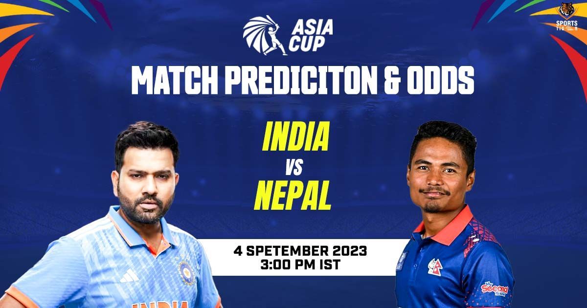 Nepal vs India Asia Cup match unerway, Nepal hit 1 six and 7  four