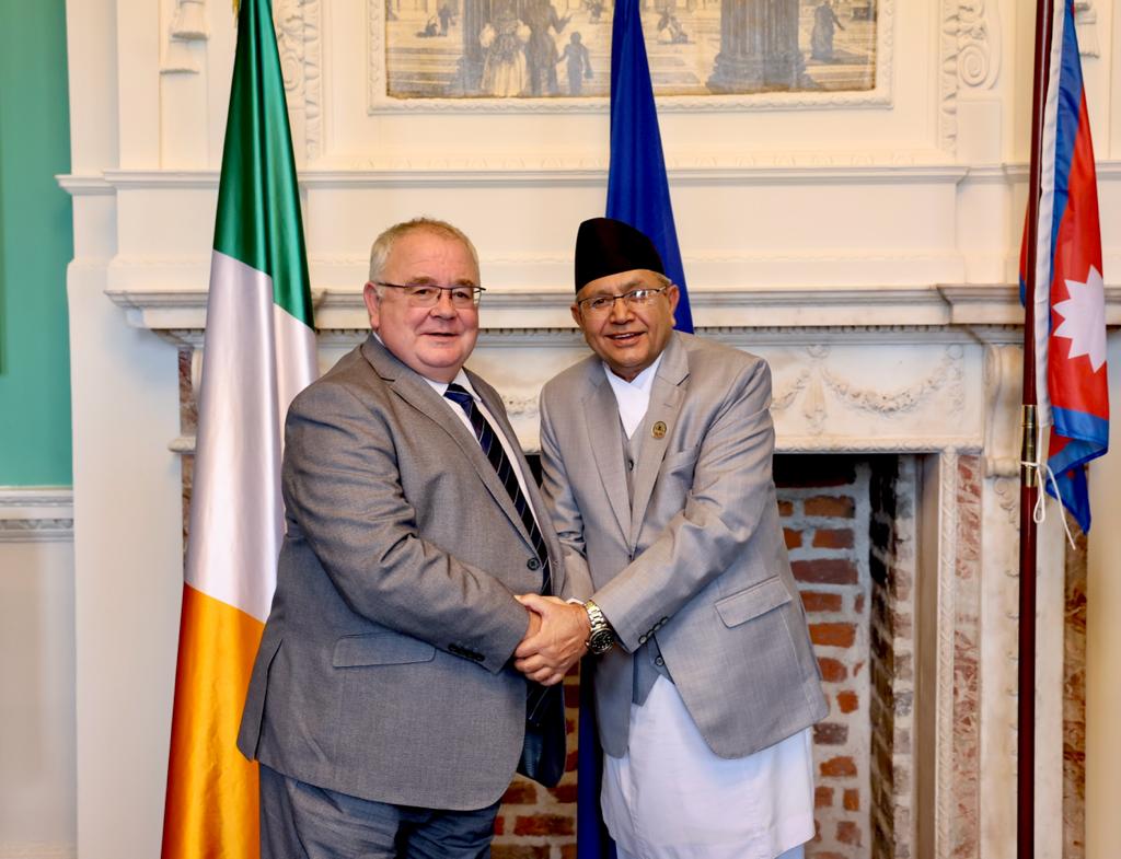 Speaker Ghimire meets his Irish counterpart, Fearghail (In pics)