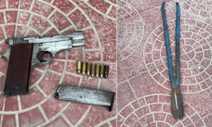 Unidentified person opens fire in Gokarneshwor, Police seized a Pistol and bullets