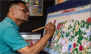 Yeti Distillery collaborates with Paubha artist Lok Chitrakar