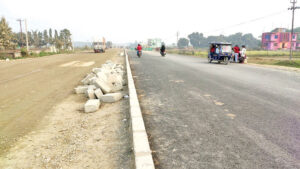 Maintenance of East-West highway in Kanchanpur begins