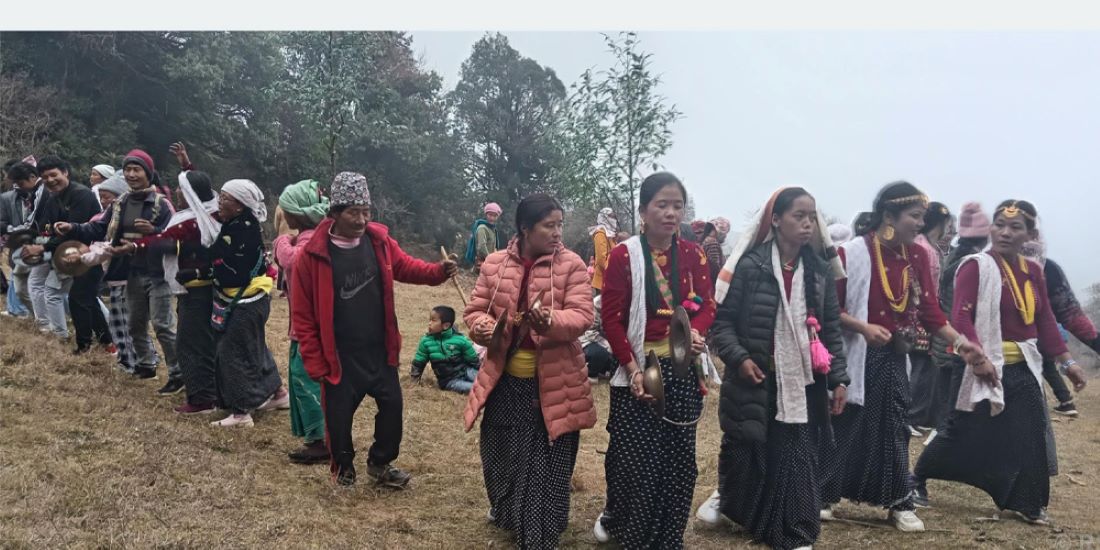 Sakela dance performed offering worship to nature