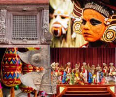 Tri-national art and culture performed